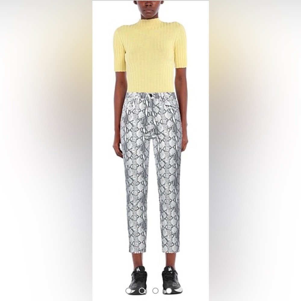 FRAME Snake Skin Denim Pant Size 25 (US-0) NWT